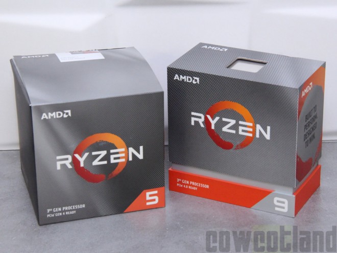 Test processeurs AMD RYZEN-5-3600XT et RYZEN-9-3900XT