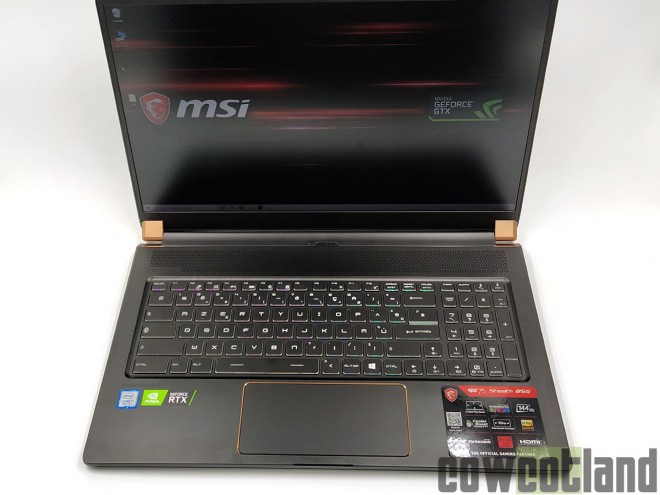 Test ordinateur portable MSI GS75 8SG