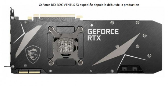 communiqué officiel MSI RTX-3000 NVIDIA