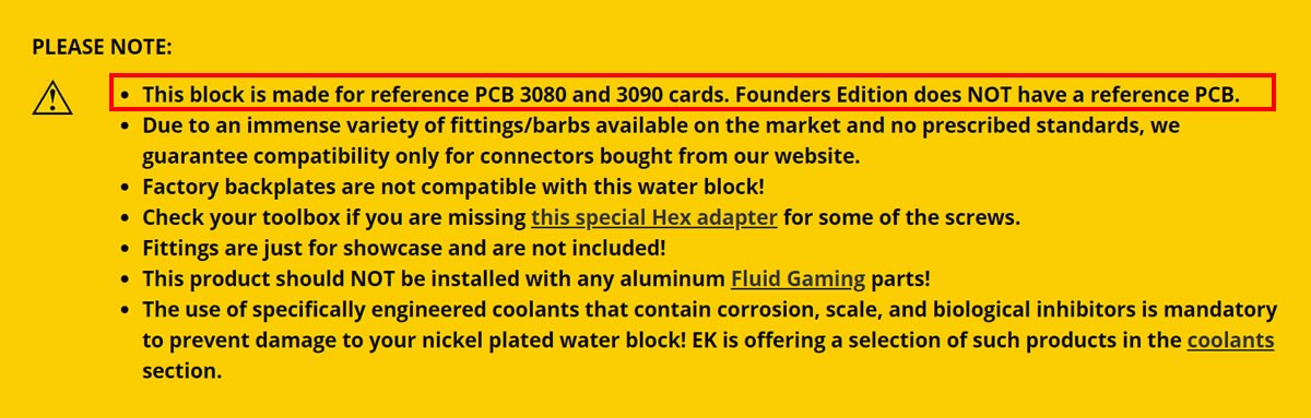 Amateurs de watercooling, les RTX 3090 et 3080 Founders Edition ont des PCB... Customs ! Donc...