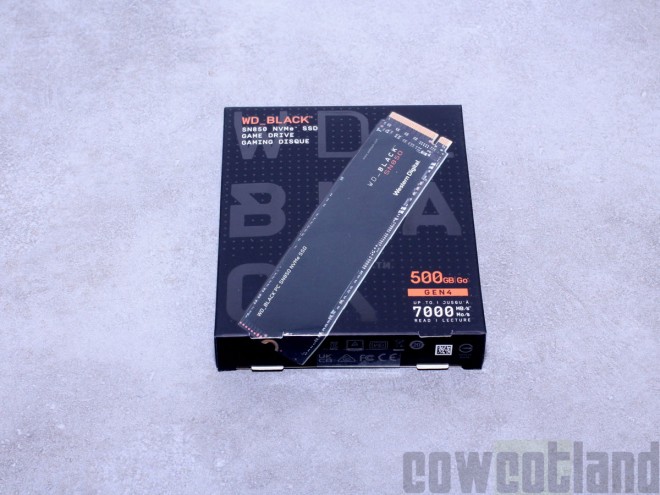 test SSD WD-SN850 500-go