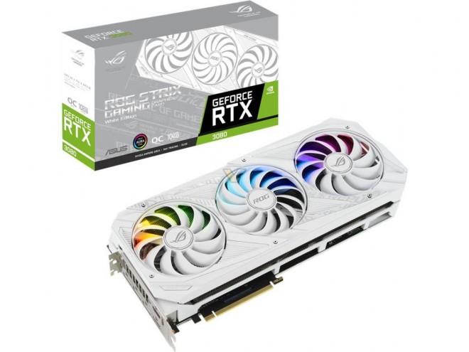 ASUS RTX 3070 3080 3090 ROG STRIX WHITE
