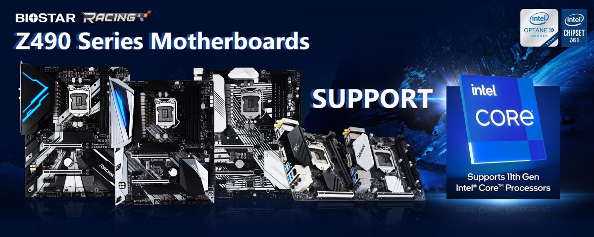 Les cartes mères BIOSTAR en Z490 compatibles avec les prochains processeurs Intel Core 11