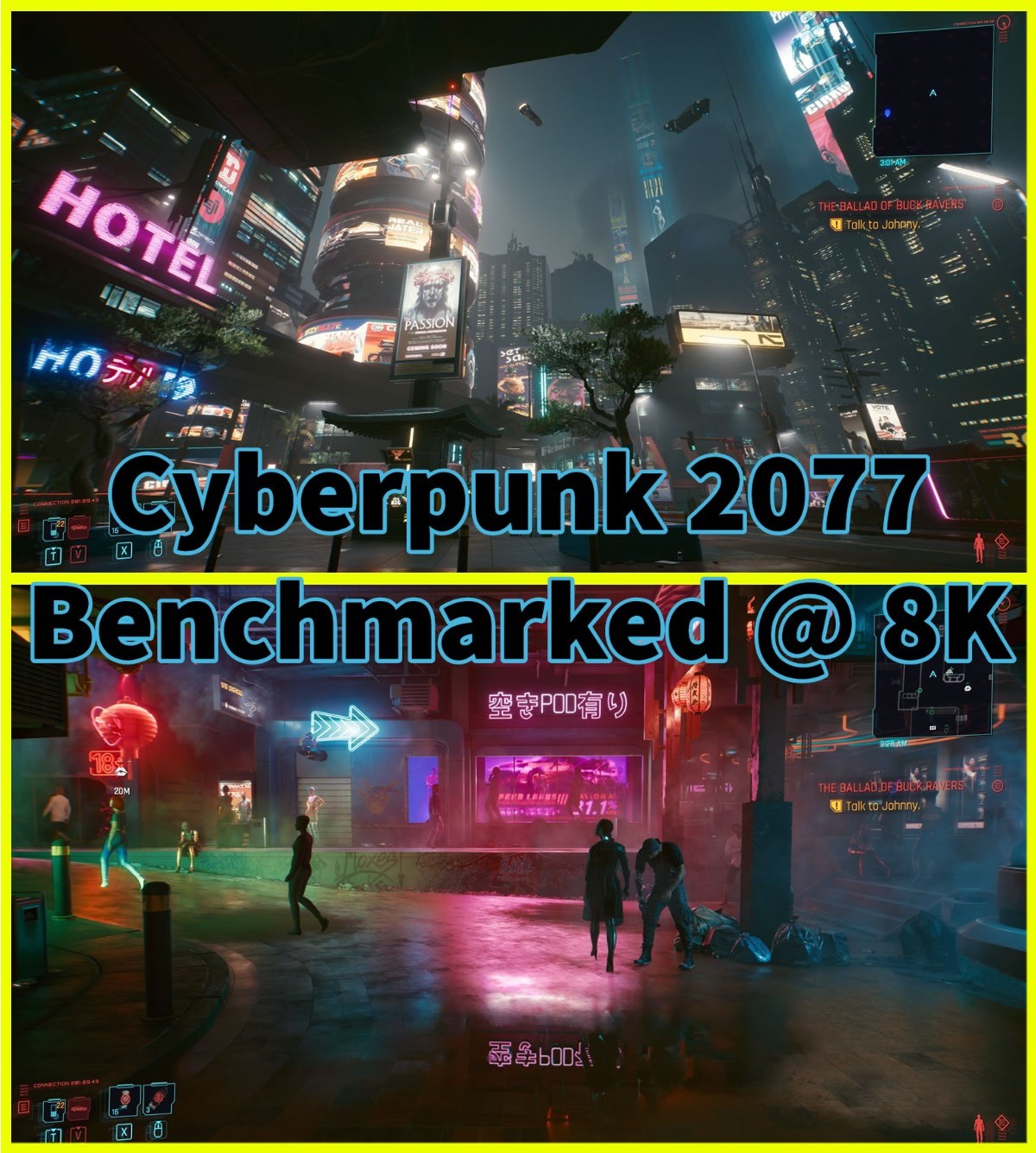Quelle carte graphique pour pouvoir espérer jouer à Cyberpunk 2077 en 8K ???
