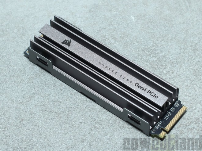 Test SSD CORSAIR MP600 CORE 2-To cowcotland