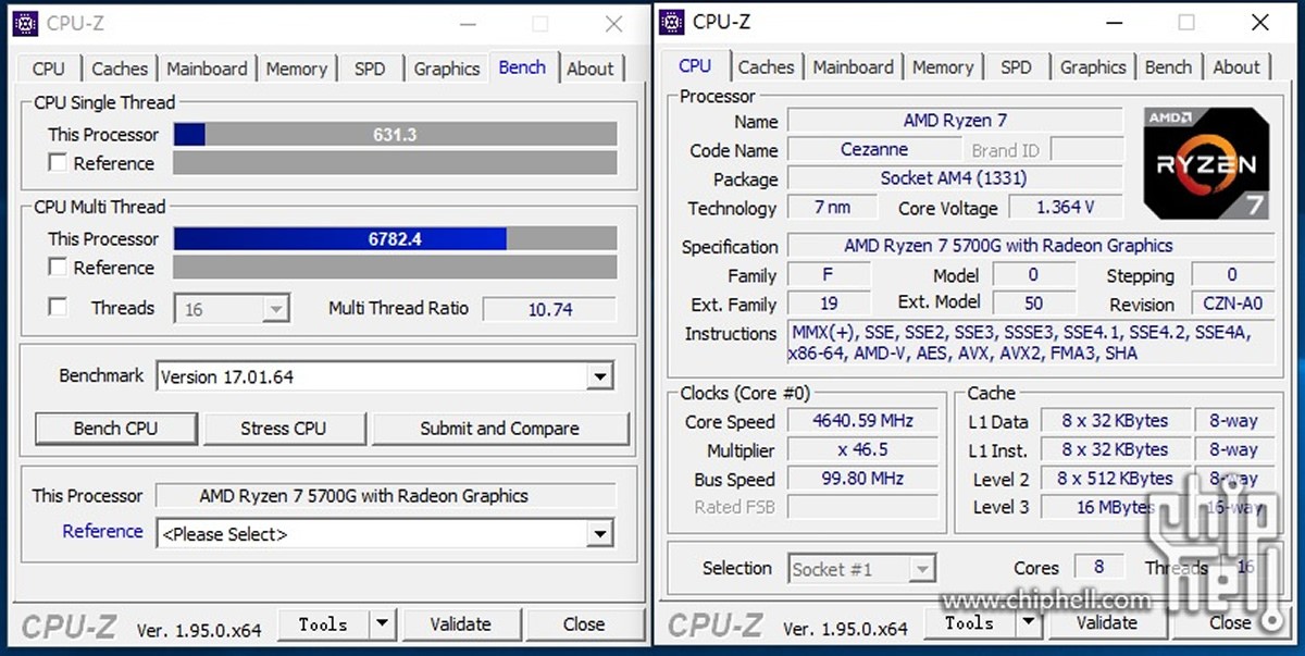 AMD Ryzen 7 5700G, quelques benchs pour faire monter la pression
