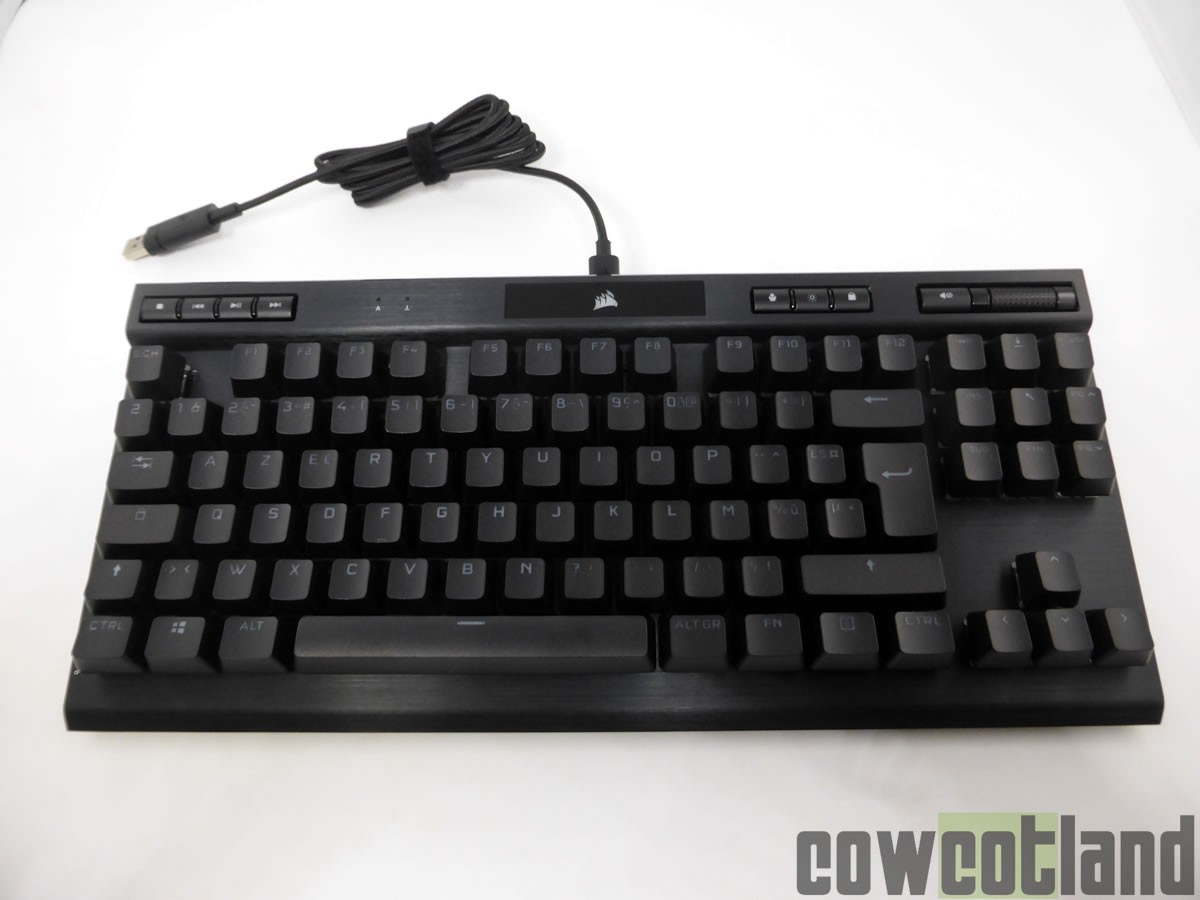 [Cowcotland] Test clavier mécanique CORSAIR K70 RGB TKL Champion Series : Le meilleur des petits ?