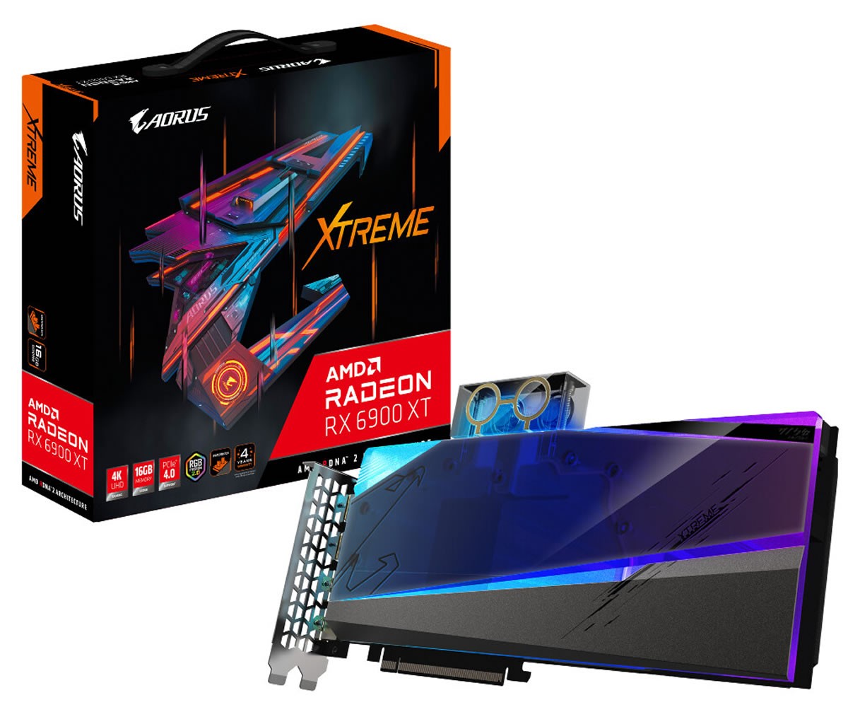 GIGABYTE lance sa AORUS Radeon RX 6900 XT Xtreme WaterForce à l'eau