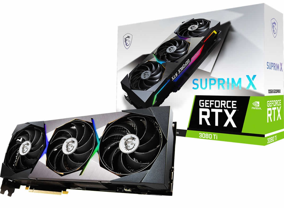 De la MSI GeForce RTX 3080 Ti SUPRIM X disponible à la vente, à deux fois le MRSP