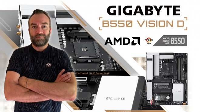 Retour chipset AMD B550 GIGABYTE-B550-VISION-D