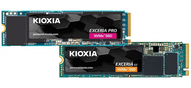 nouveaux SSD KIOXIA Exceria-pro exceria-G2