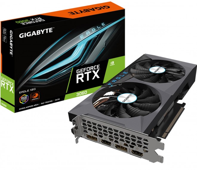 Gigabyte GeForce RTX 3060 EAGLE 479-euros