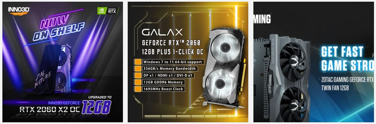 NVIDIA GeForce RTX 2060 12 Go : Une carte plus efficace en Mining que la RTX 3060