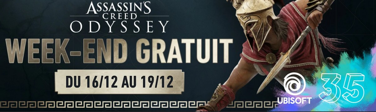 Bon Plan : Assassin's Creed Odyssey jouable gratuitement du 16 au 19 décembre
