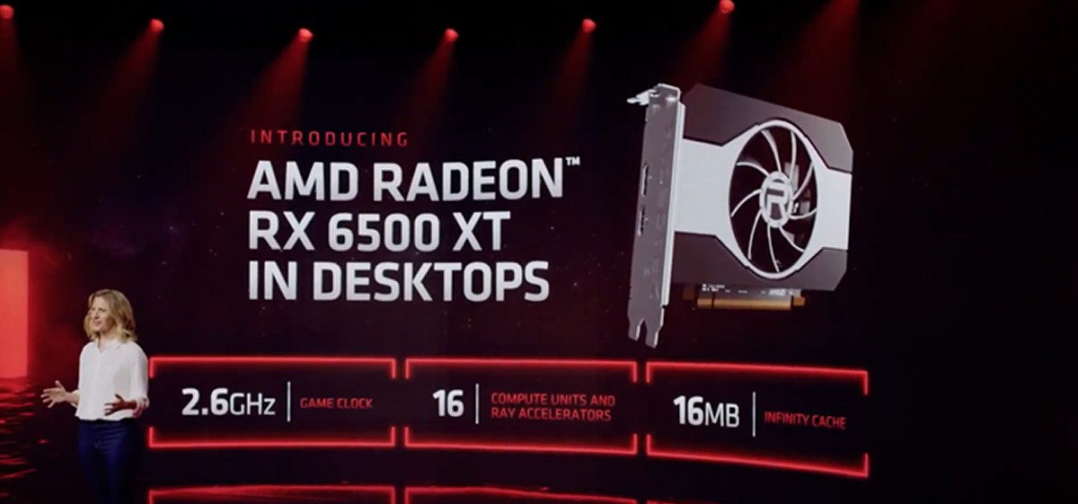 CES 2022 : AMD annonce la carte graphique RADEON RX 6500 XT gravée en 6 nm et à 199 dollars