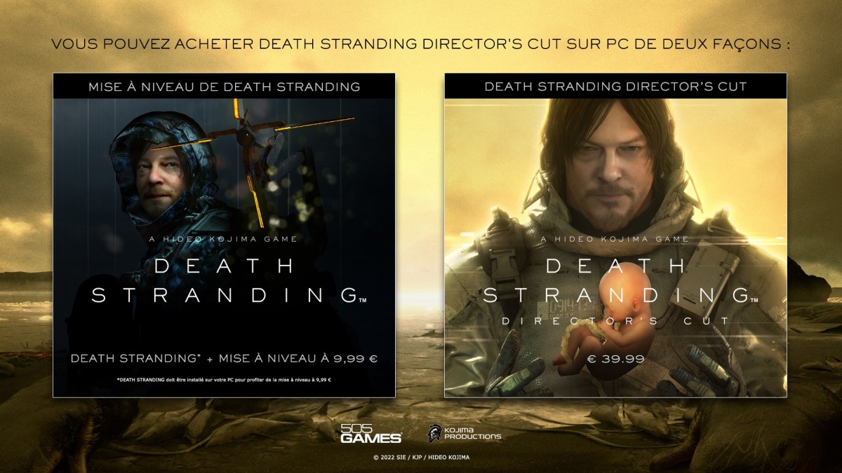 La version Director's Cut du jeu Death Stranding sera disponible le 30 mars 2022