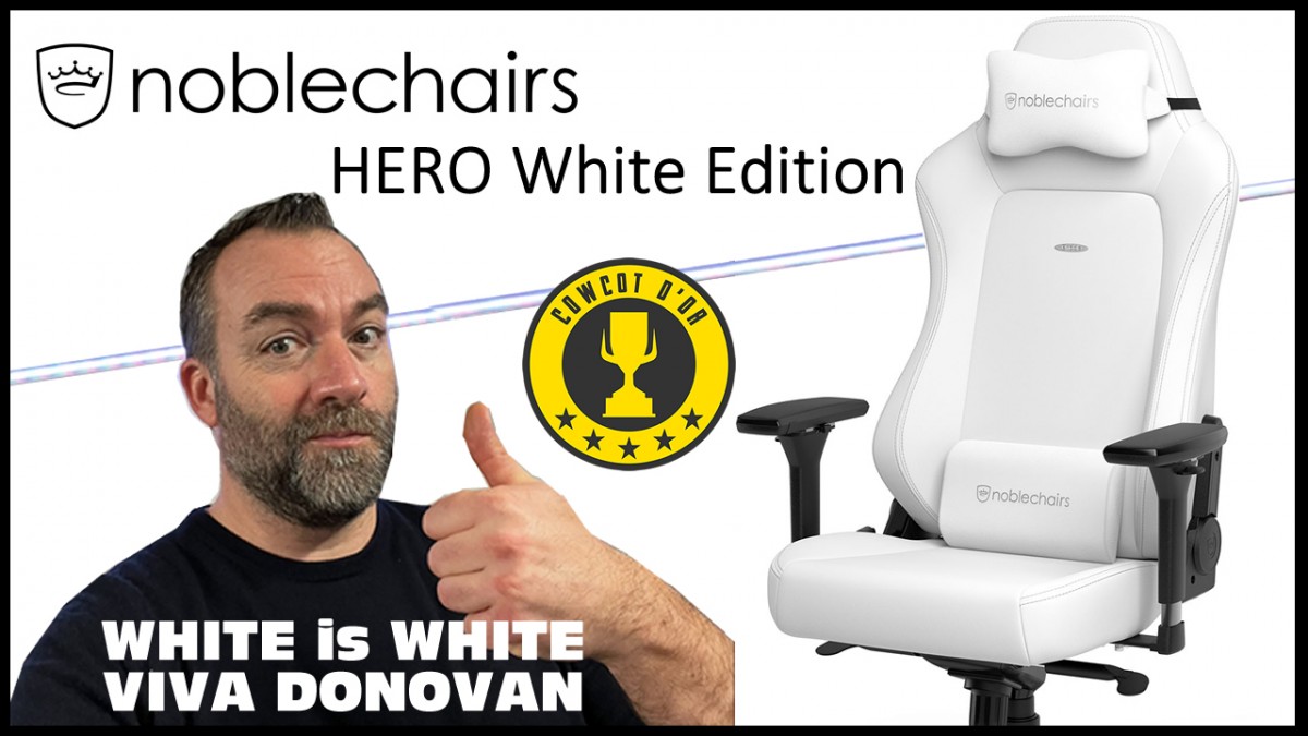[Cowcot TV] noblechairs Hero White Edition : White is White