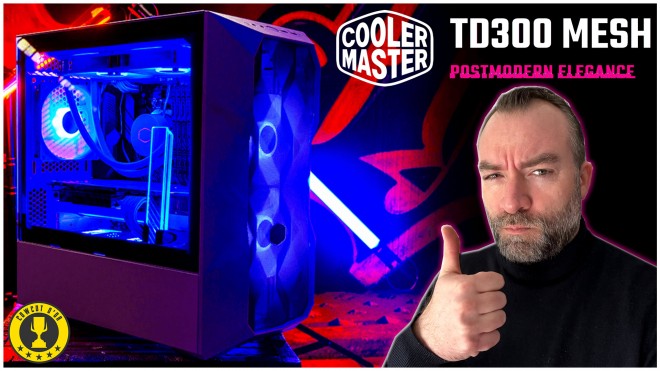 presentation boitier cooler master TD300-mesh cowcotland