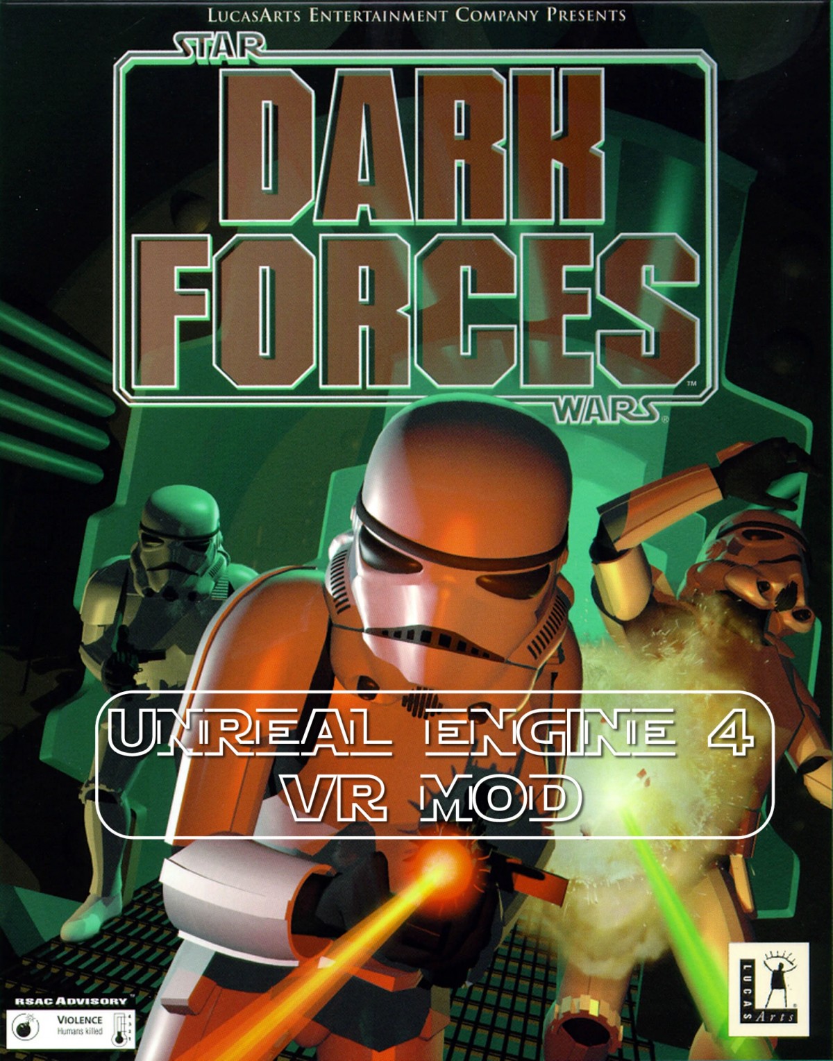 Star Wars Dark Forces, sous Unreal Engine 4 et en VR, c'est possible