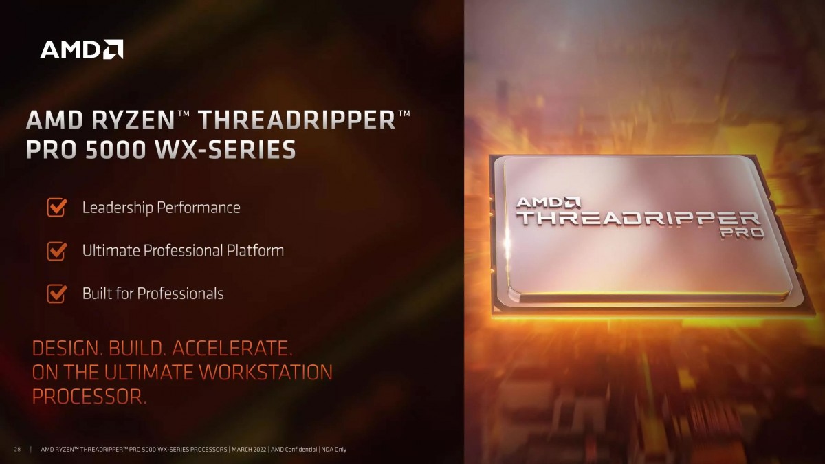 AMD annonce et lance ses processeurs Threadripper Pro 5000