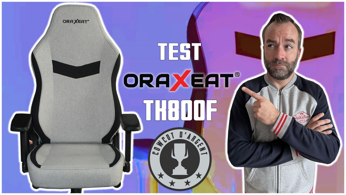 [Cowcot TV] ORAXEAT TK800F : Un siège Gamer Premium parfait pour ton setup ?