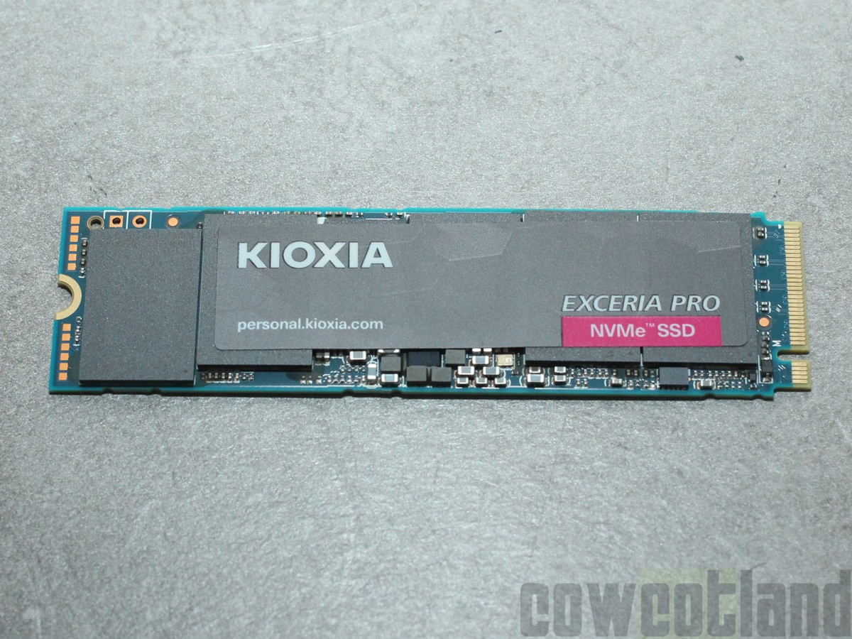 [Cowcotland] Test SSD KIOXIA EXCERIA PRO 2 To : 7449 Mo/sec au MAX