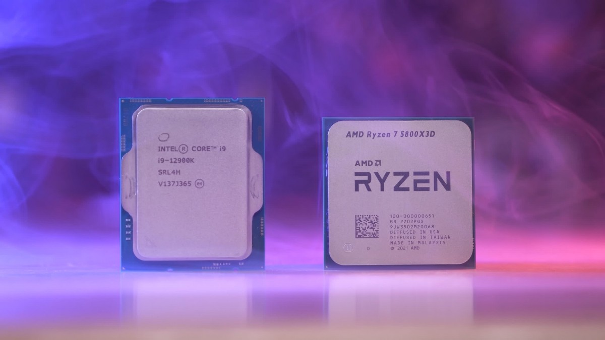 AMD RYZEN 7 5800X3D versus Intel Core i9-12900K : 40 jeux testés