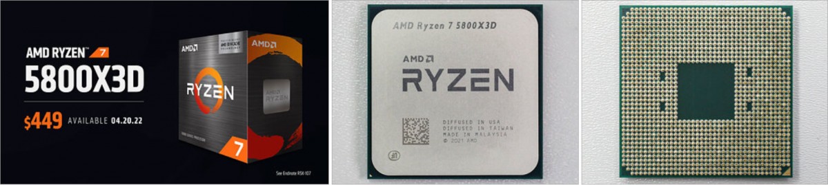 AMD Ryzen 7 5800X3D : Premier test complet en production et Gaming