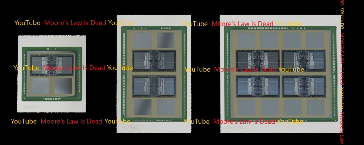 AMD MI300 : jusqu'à huit logic dies