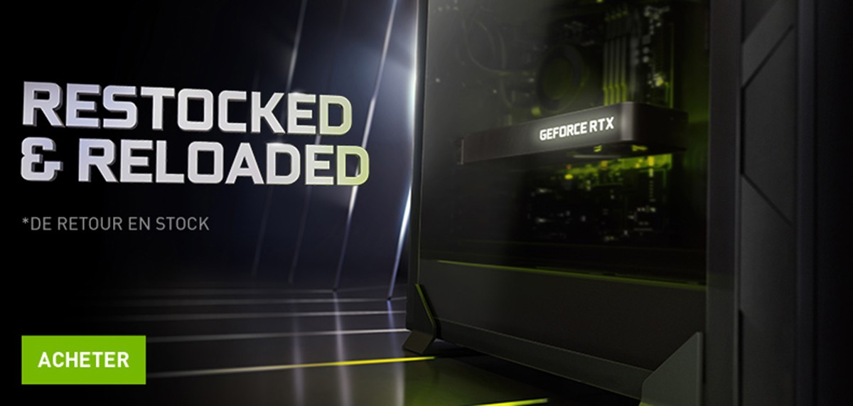 Restock et Reload : Nvidia centralise les meilleures offres GeForce RTX