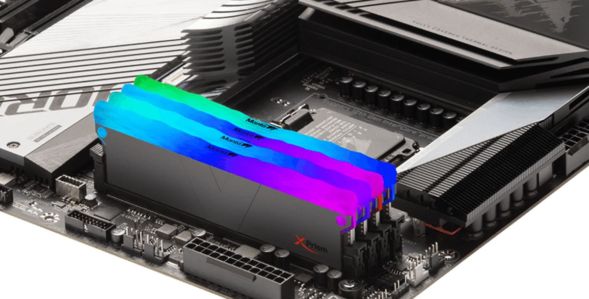 v-color Manta XPrism RGB, jusqu'à 6400 MHz avec de fausses barrettes en bundle