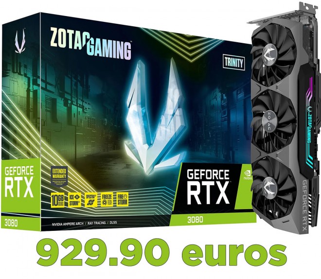 zotac rtx3080 929-euros