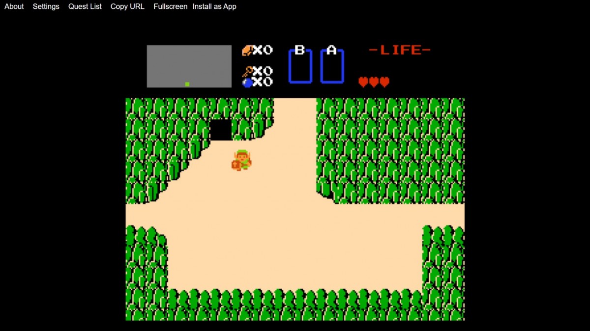 Ruinez votre productivité en jouant à The Legend of Zelda depuis votre navigateur