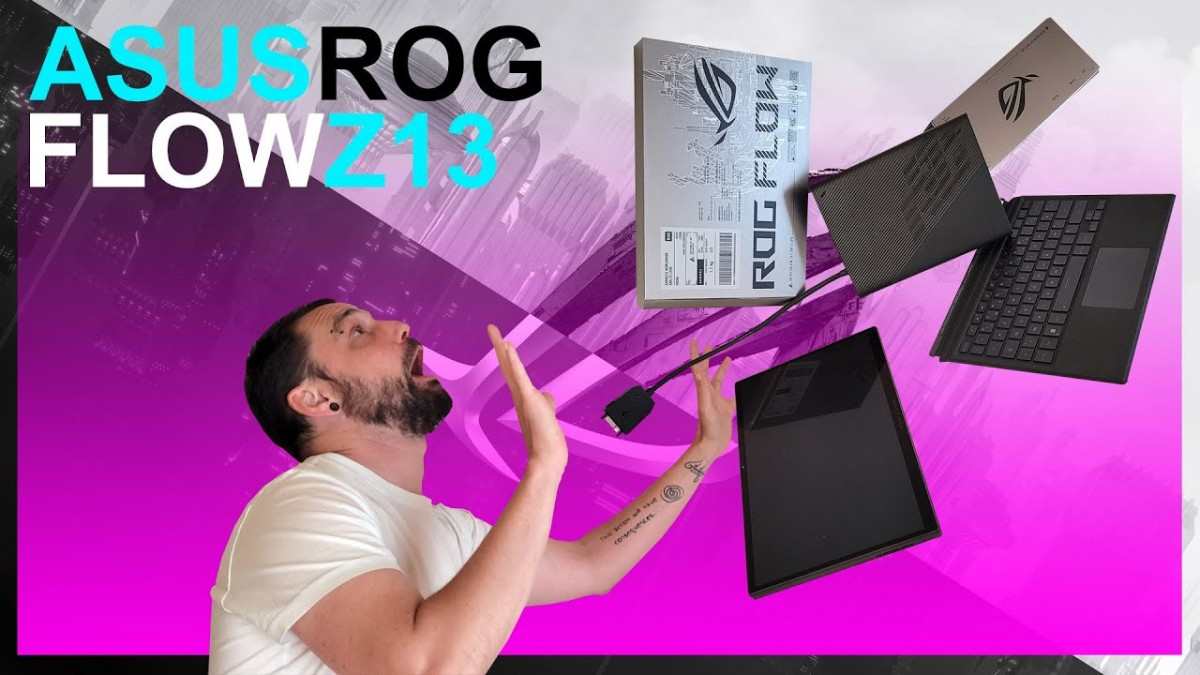ASUS ROG Flow Z13 : Un laptop hybride surpuissant avec une CG additionnelle externe...