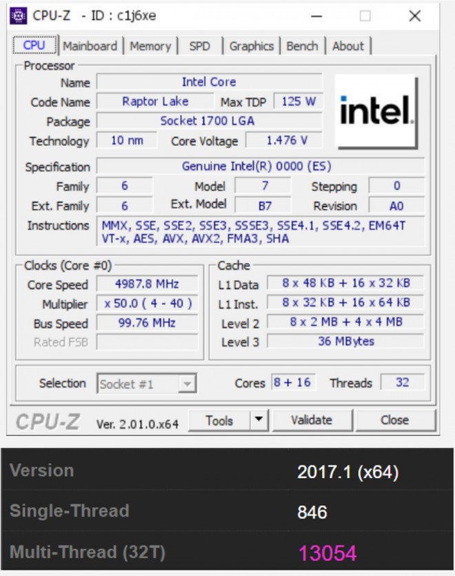 13900K test DDR4