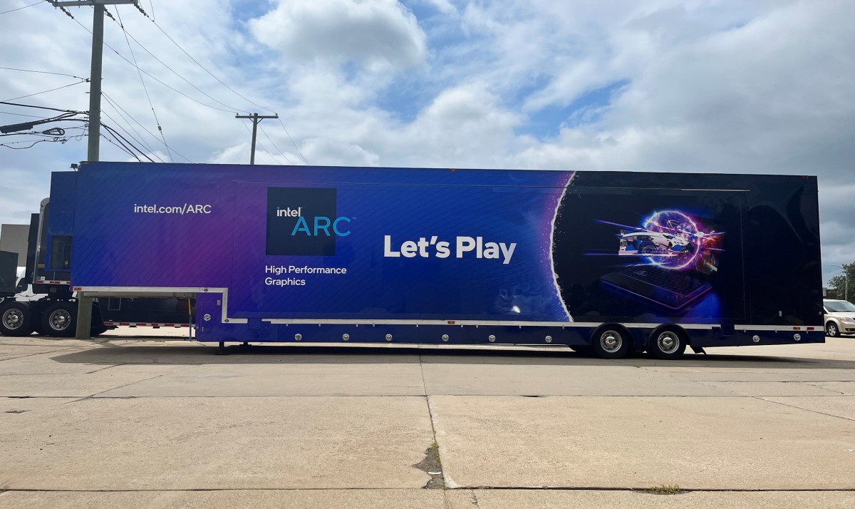 Le bus gaming Intel Arc ferait une apparition à la LANfest