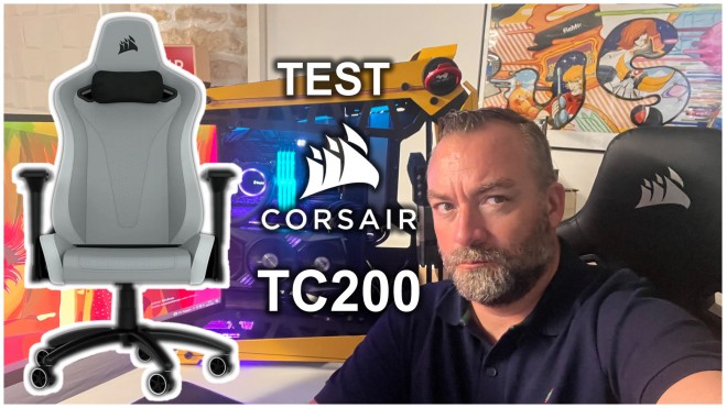 test siege gamer CORSAIR TC200 cowcottv