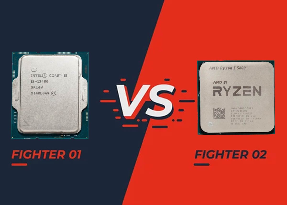 AMD Ryzen 5 5600 VS Intel I5 12400 : Le match de CPU sous les 200