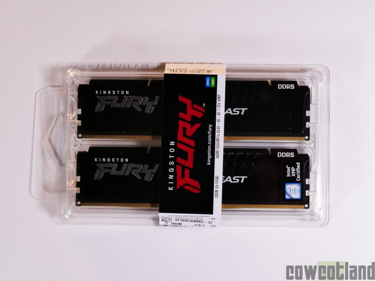 Test mémoire DDR5 2 x 16 Go Kingston Fury 6000 C40 : l'un des meilleurs rapport qualité-prix ?