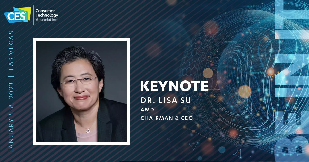 CES 2023 : Dr. Lisa Su sera présente le 4 janvier pour une conférence