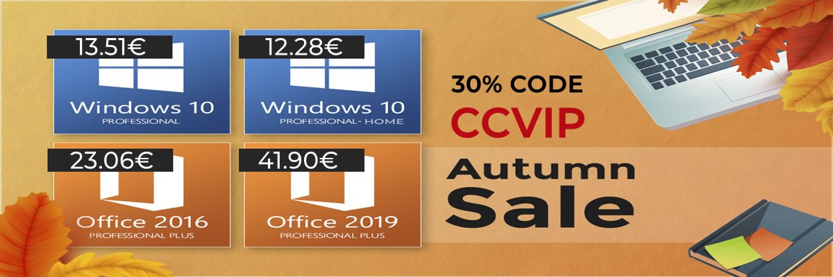 GVGMall, 13 euros pour Windows 10 Pro et 23 euros pour Office 2016, les feuilles tombent