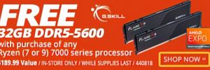 Micro Center eût offert 32 Go de DDR5 5600 pour...