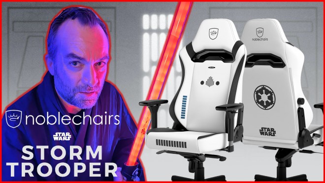 noblechairs HERO-ST STAR WARS Stormtrooper Edition video