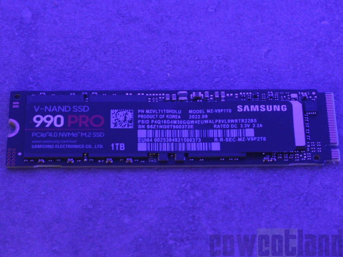 Un nouveau firmware pour le SSD Samsung 990 PRO avant la fin d'année