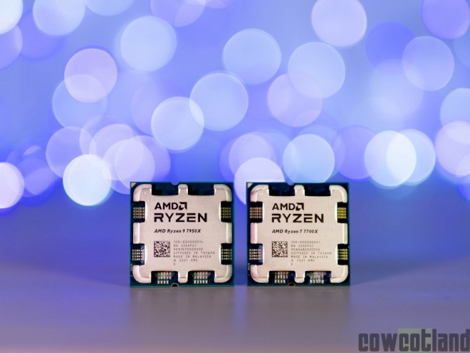 Test processeurs AMD Ryzen-7-7700X Ryzen-9-7950X