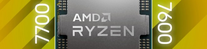 Les AMD Ryzen 5 7600 et Ryzen 7 7700 se montrent