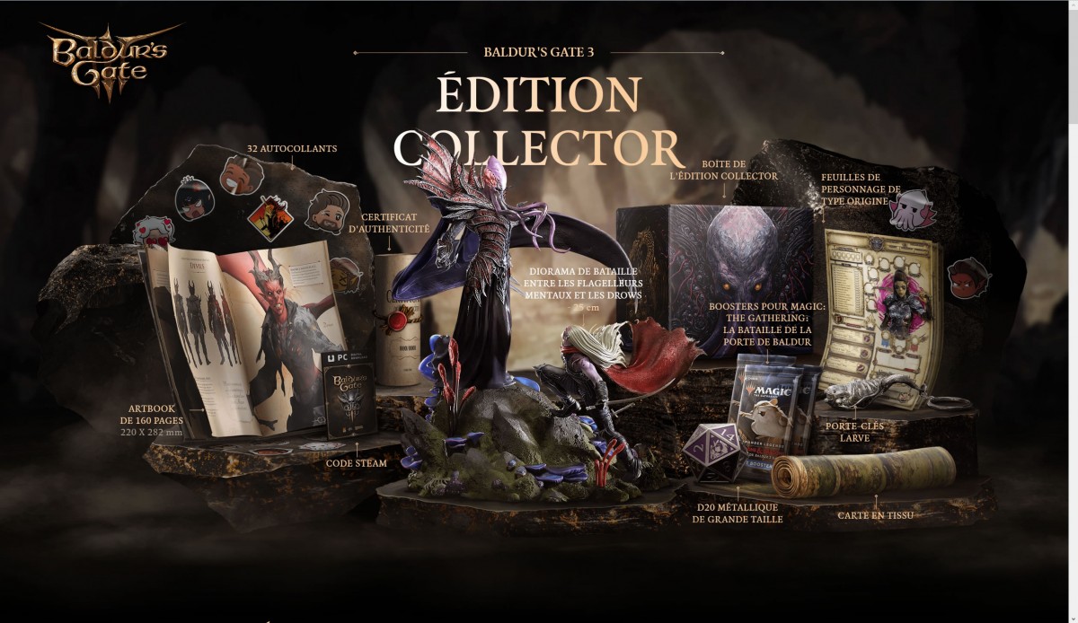 Baldur's Gate 3, une édition collector absolument énorme