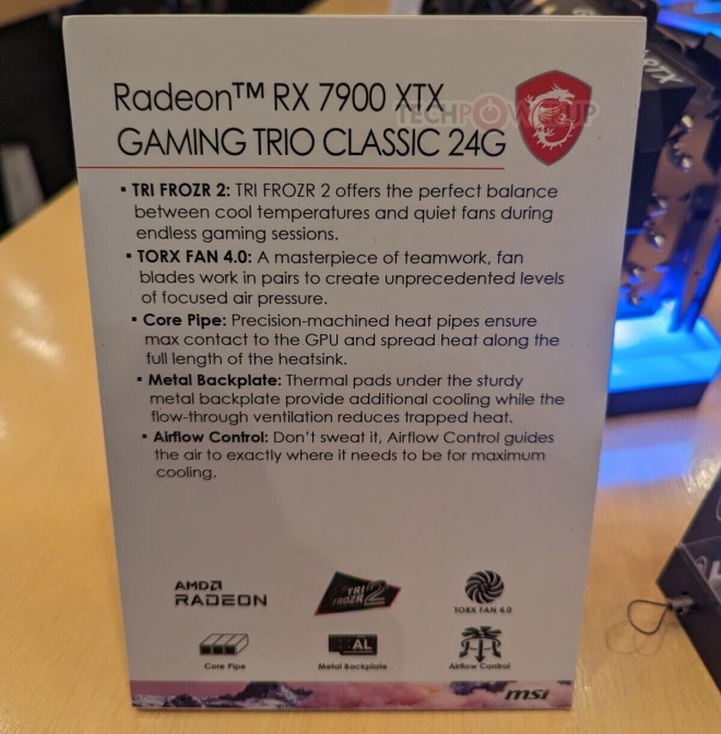 ces2023 msi radeon rx7900xtx