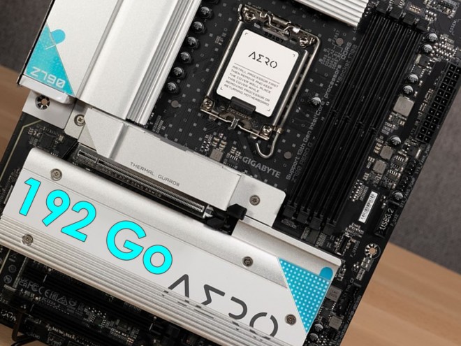GIGABYTE annonce support 192-go DDR5