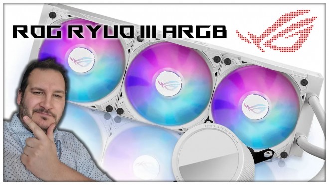 video presentation ASUS ROG RYUO-III 360-ARGB